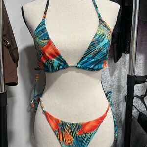 Vibrant Tropical Bikini Set
